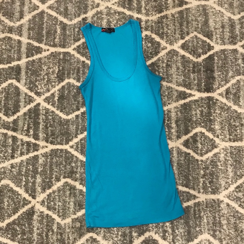 Forever 21 blue tank top